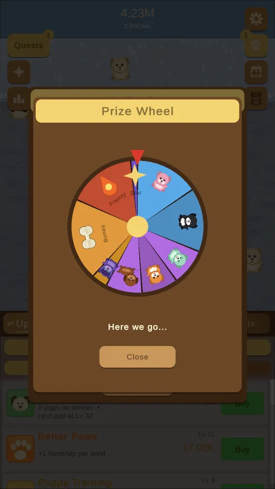 Spinning the prize wheel for a rare breed