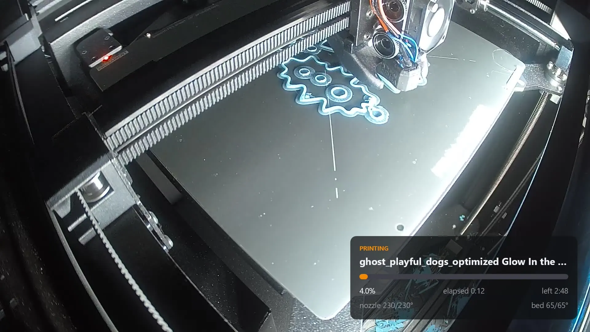 Watch a print timelapse on YouTube